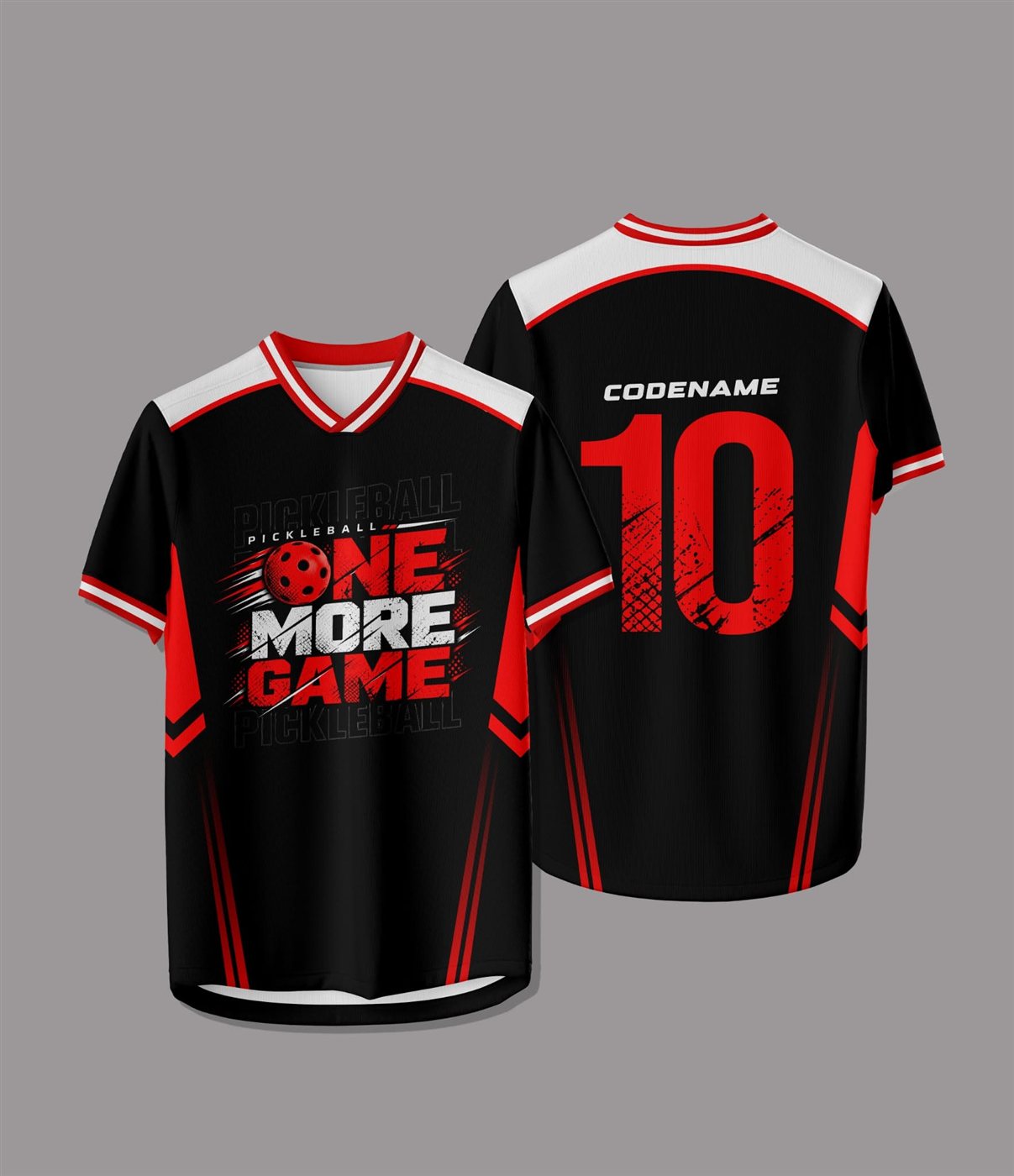 One More Game — Pickleball jersey design